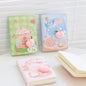 Silicone Peach Soft Leather Planner - 224 Pages, cute kawaii style stationery with 3 different colored covers (green, blue, pink) featuring 3D peach design embellishment and adorable illustrations.