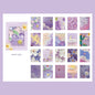 Rainbow Dream Decorative Scrapbook Paper - 60 Pages, Grape Soda theme - featuring 20 designs in pastel purple aesthetic with floral and dreamy celestial motifs.