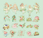 Ambilight Anime Girl Stickers - 40 Cute Set featuring kawaii-style anime girls and adorable dessert designs. Perfect for decorating journals, planners, and crafts with sweet, pastel-themed stickers.