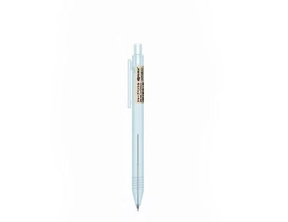 0.5mm transparent mechanical pencil, minimalist design, office stationery, clear barrel, fine point, lightweight, modern desk accessory