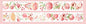 Kawaii Fruits Matte Washi Tape featuring adorable peach designs, perfect for craft and DIY projects.